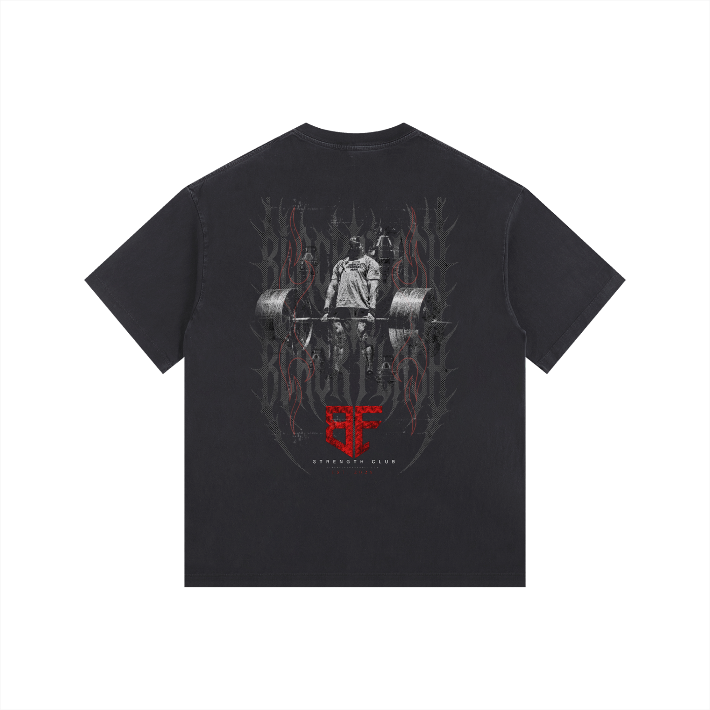 ‘IRON RITUAL’ - Vintage Washed Oversized Cotton T-Shirt