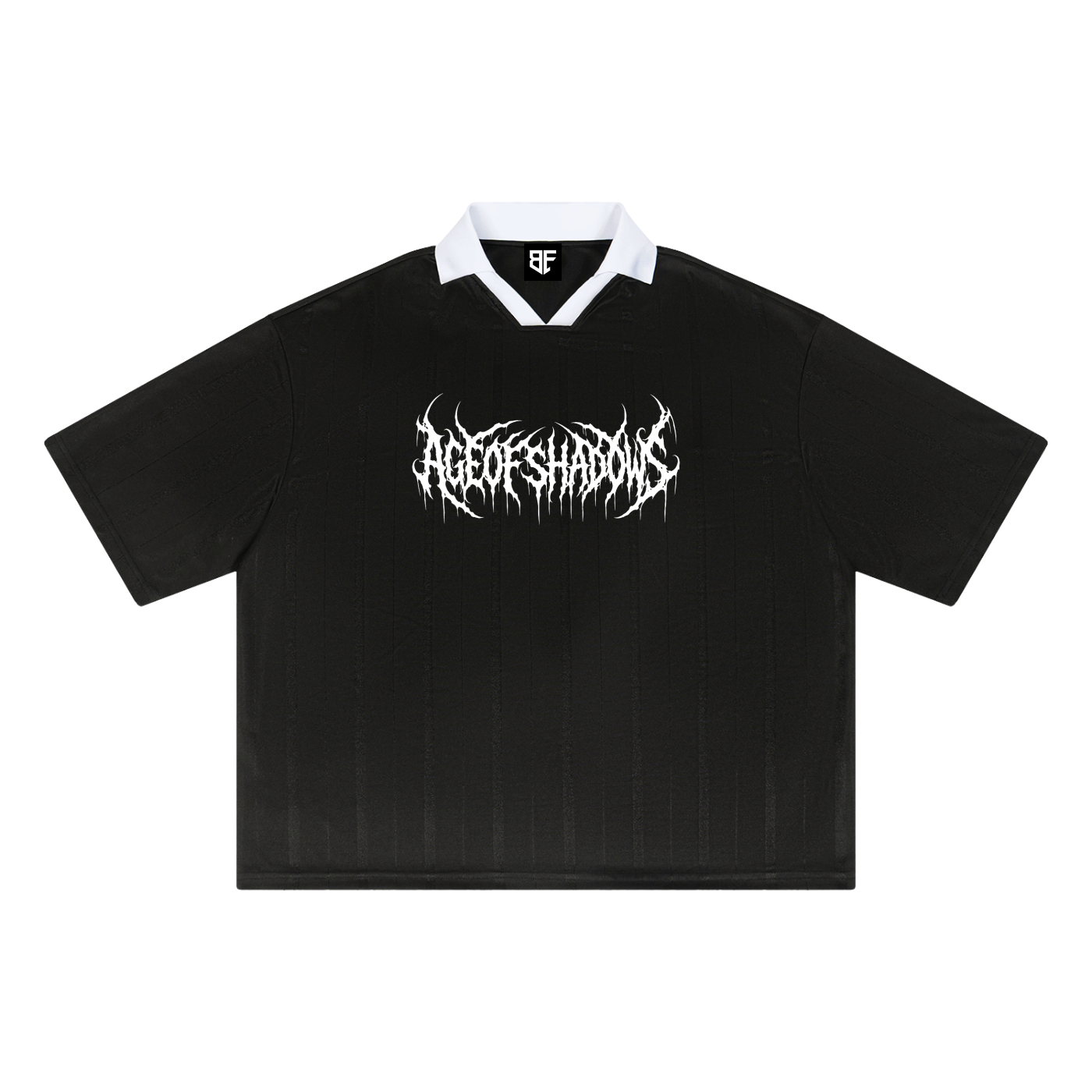 ‘INFERNO TITAN’ Striped Boxy Soccer Jersey