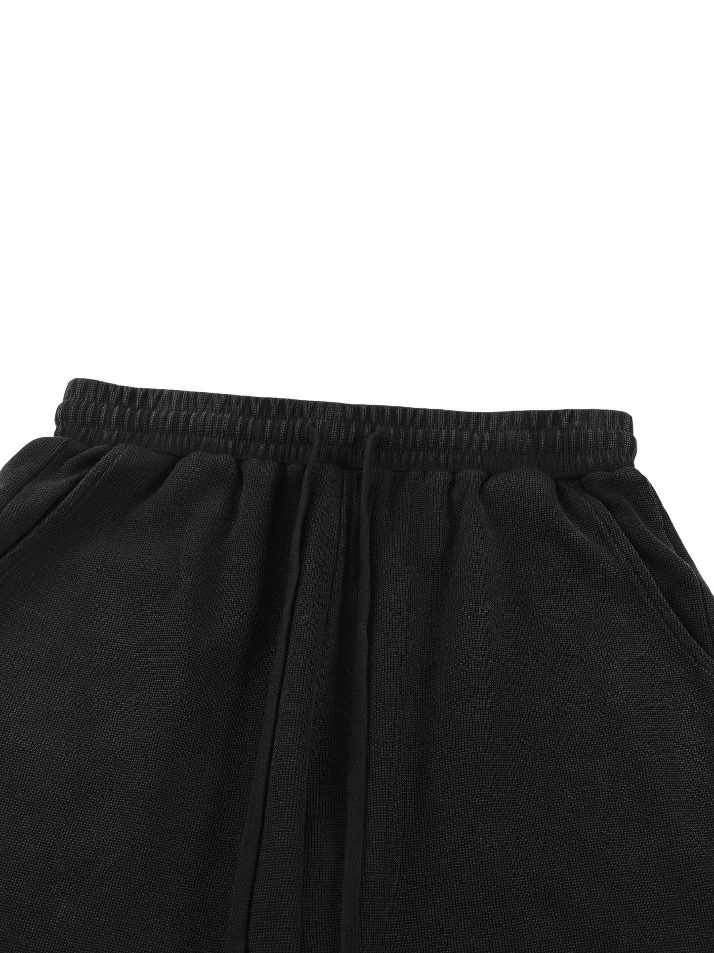 BLACKFLASH Mineral Wash Waffle Knit Shorts