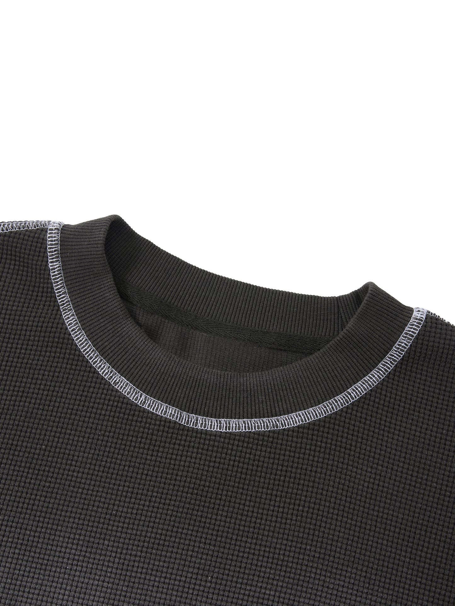 ‘GHOST OF WAR’ Sunfade Waffle Boxy T-Shirt