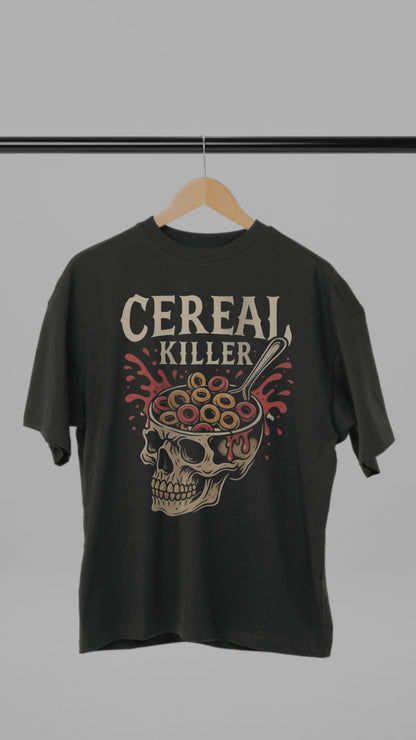 Cereal Killer Heavyweight Unisex Crewneck T-shirt
